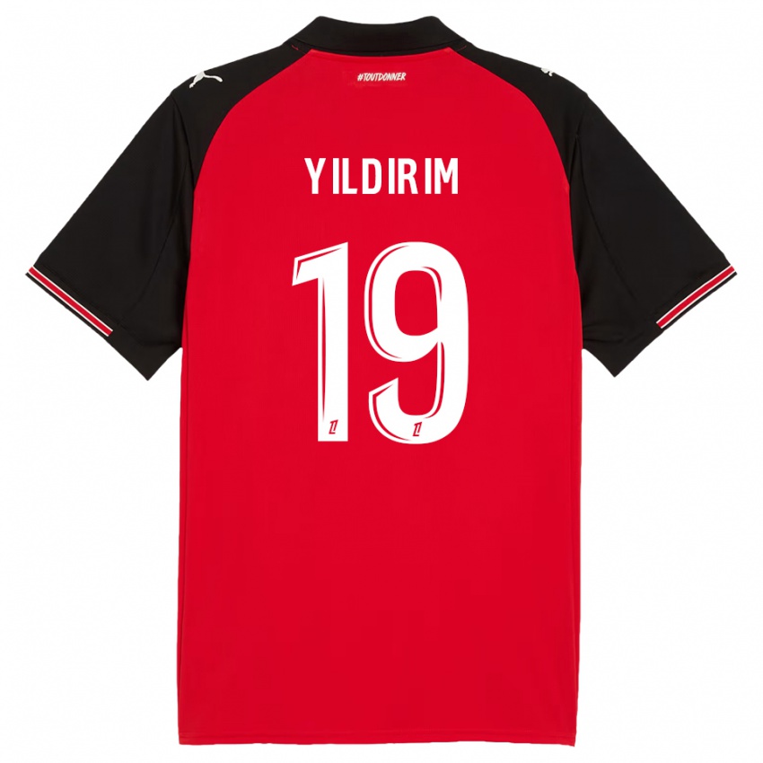 גברים ברטו ילדרים #19 אדום שחור ג'רזי ביתית 2025/26 חולצה קצרה
