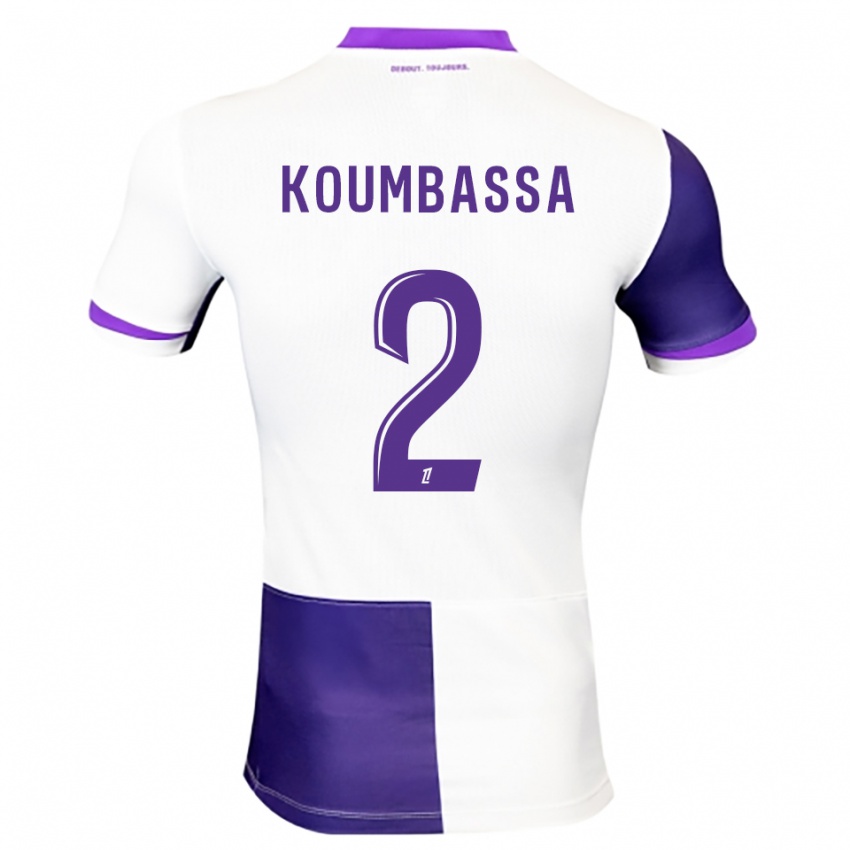 גברים סני קומבסה #2 סגול לבן ג'רזי ביתית 2025/26 חולצה קצרה