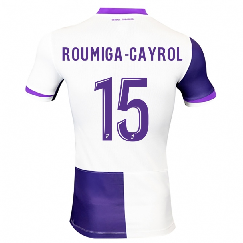 גברים Sonia Roumiga-Cayrol #15 סגול לבן ג'רזי ביתית 2025/26 חולצה קצרה