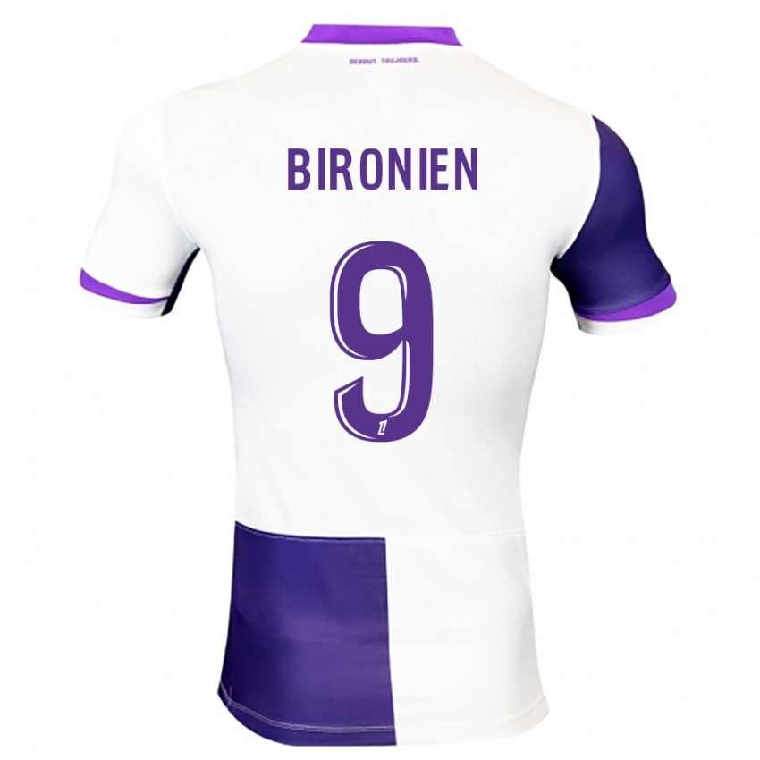 גברים Mymithye Bironien #9 סגול לבן ג'רזי ביתית 2025/26 חולצה קצרה