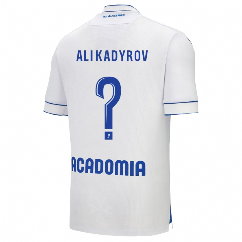 גברים Tourpal Ali Kadyrov #0 לבן כחול ג'רזי ביתית 2025/26 חולצה קצרה