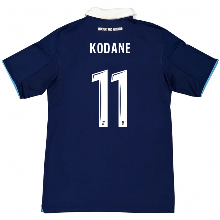גברים Lionel Kodane #11 כחול כהה לבן ג'רזי ביתית 2025/26 חולצה קצרה