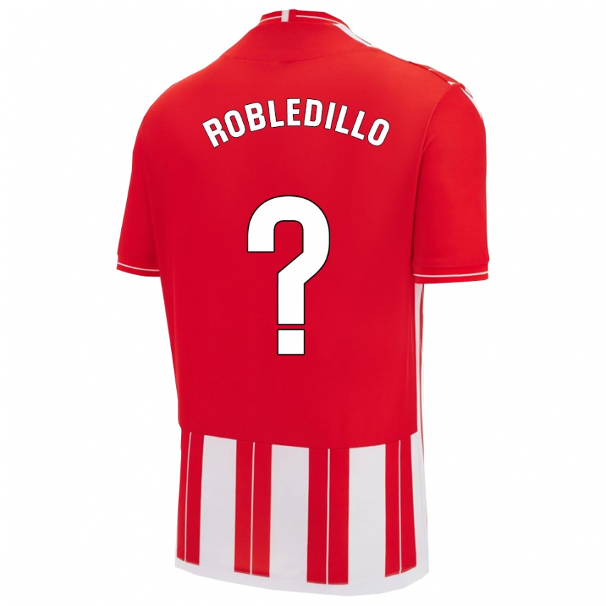 גברים Pedro Robledillo #0 אדום לבן ג'רזי ביתית 2025/26 חולצה קצרה