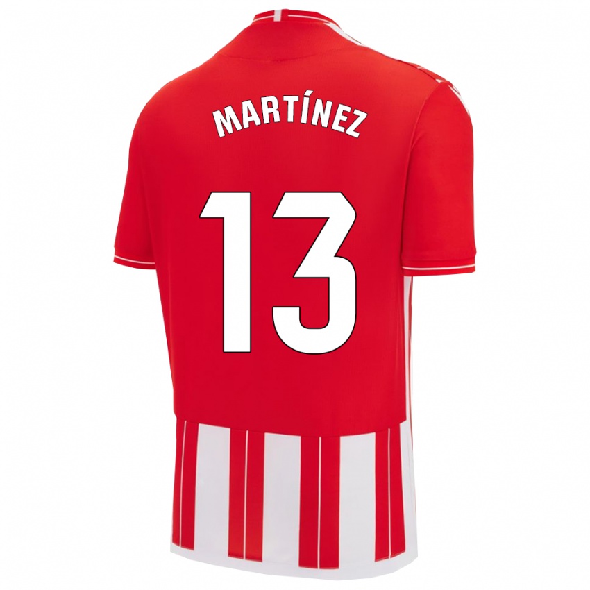 גברים Fernando Martínez #13 אדום לבן ג'רזי ביתית 2025/26 חולצה קצרה