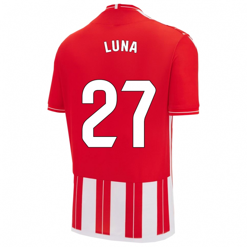 גברים מרקוס לונה #27 אדום לבן ג'רזי ביתית 2025/26 חולצה קצרה