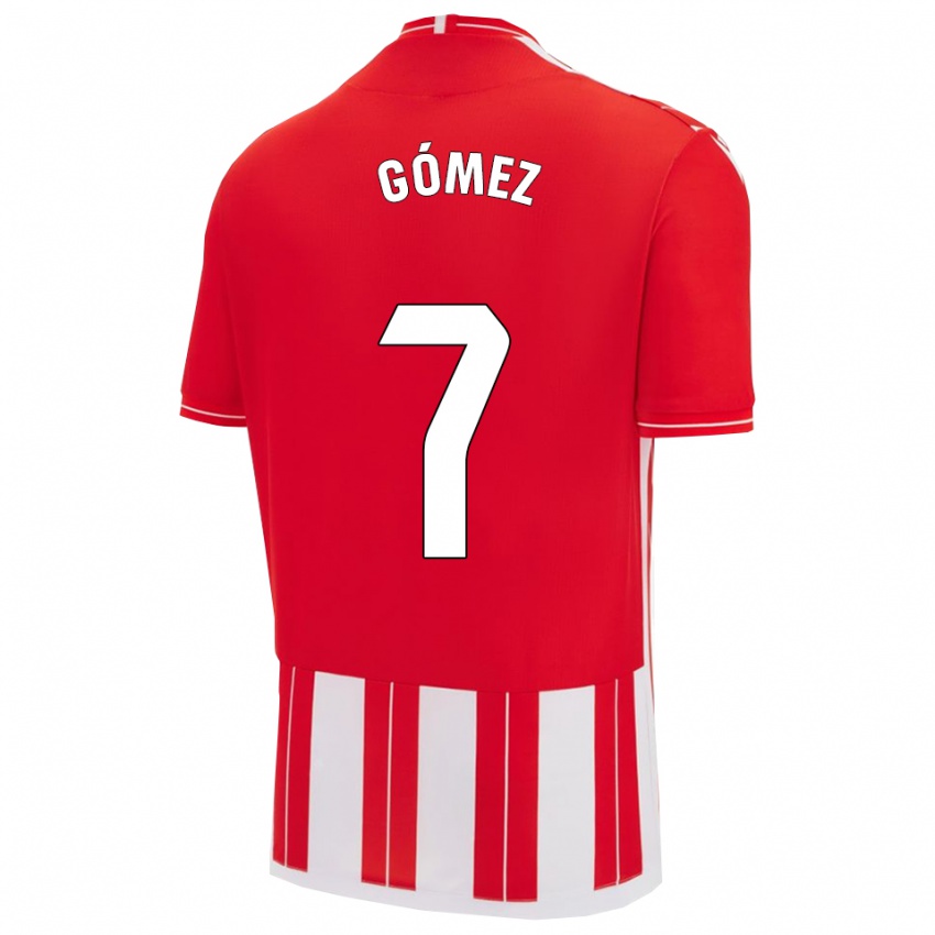 גברים ולנטין גומס מירון #7 אדום לבן ג'רזי ביתית 2025/26 חולצה קצרה