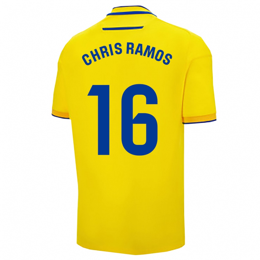 גברים כריס ראמוס #16 צהוב נייבי ג'רזי ביתית 2025/26 חולצה קצרה