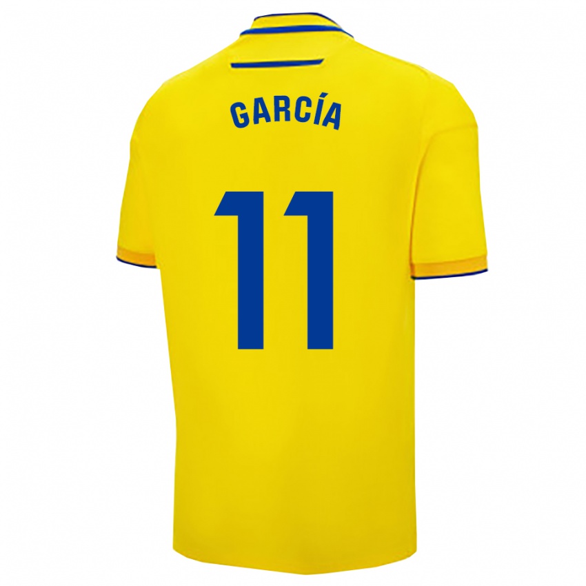 גברים פרנסיסקו חוסה גרסיה טורס #11 צהוב נייבי ג'רזי ביתית 2025/26 חולצה קצרה