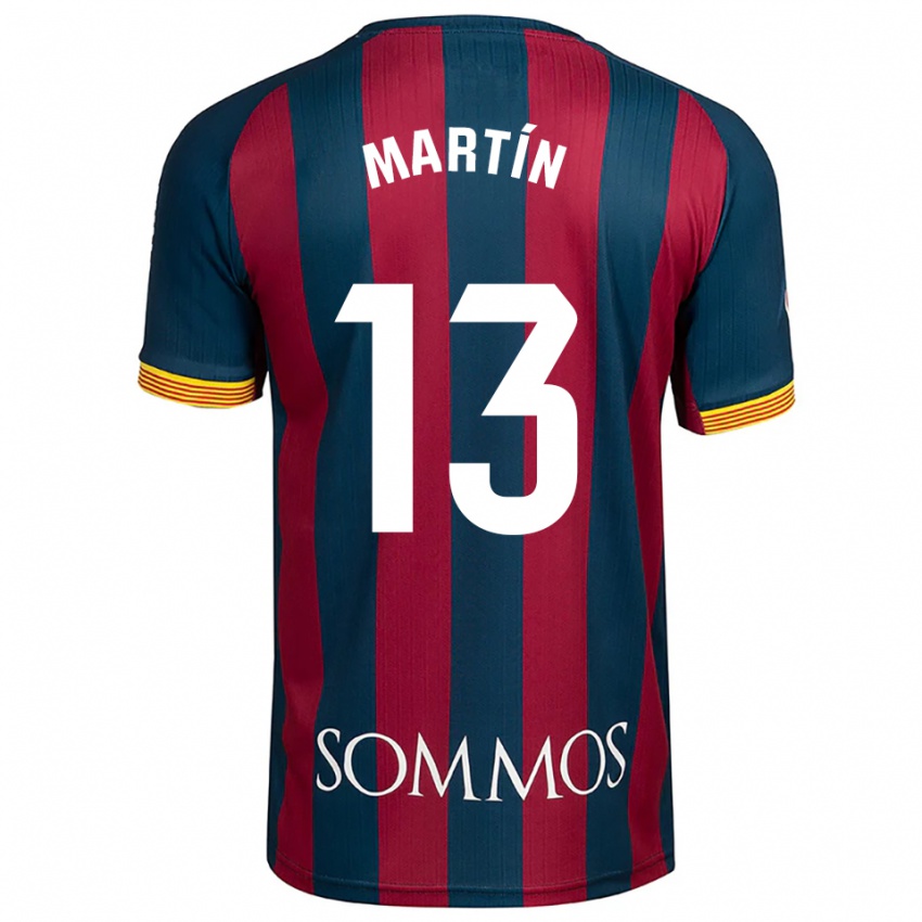 גברים Dani Martín #13 כחול נייבי אדום ג'רזי ביתית 2025/26 חולצה קצרה