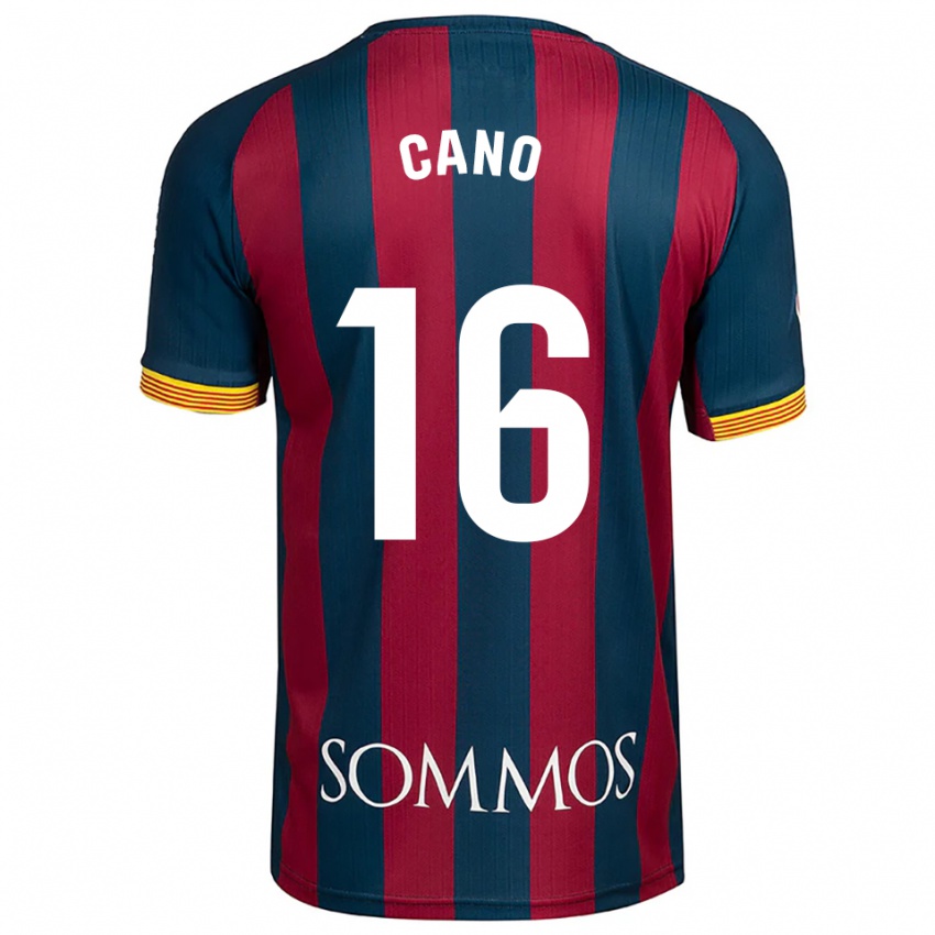 גברים Juan Cano #16 כחול נייבי אדום ג'רזי ביתית 2025/26 חולצה קצרה
