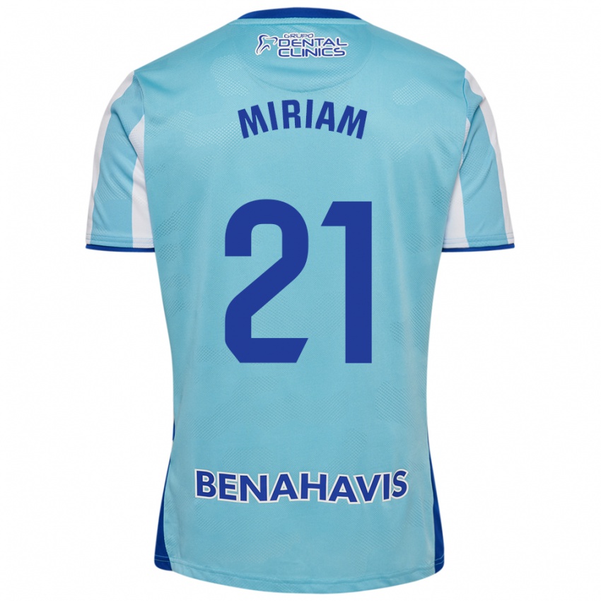 גברים Miriam #21 תכלת לבן ג'רזי ביתית 2025/26 חולצה קצרה