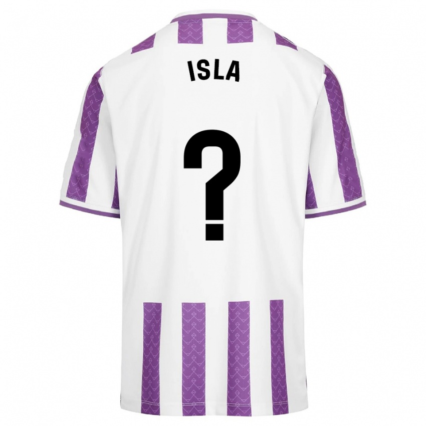 גברים כריסטיאן איסלה #0 סגול לבן ג'רזי ביתית 2025/26 חולצה קצרה