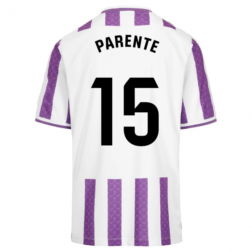 גברים יאגו פרנטה #15 סגול לבן ג'רזי ביתית 2025/26 חולצה קצרה