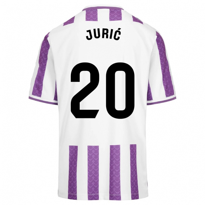 גברים סטאנקו יוריק #20 סגול לבן ג'רזי ביתית 2025/26 חולצה קצרה