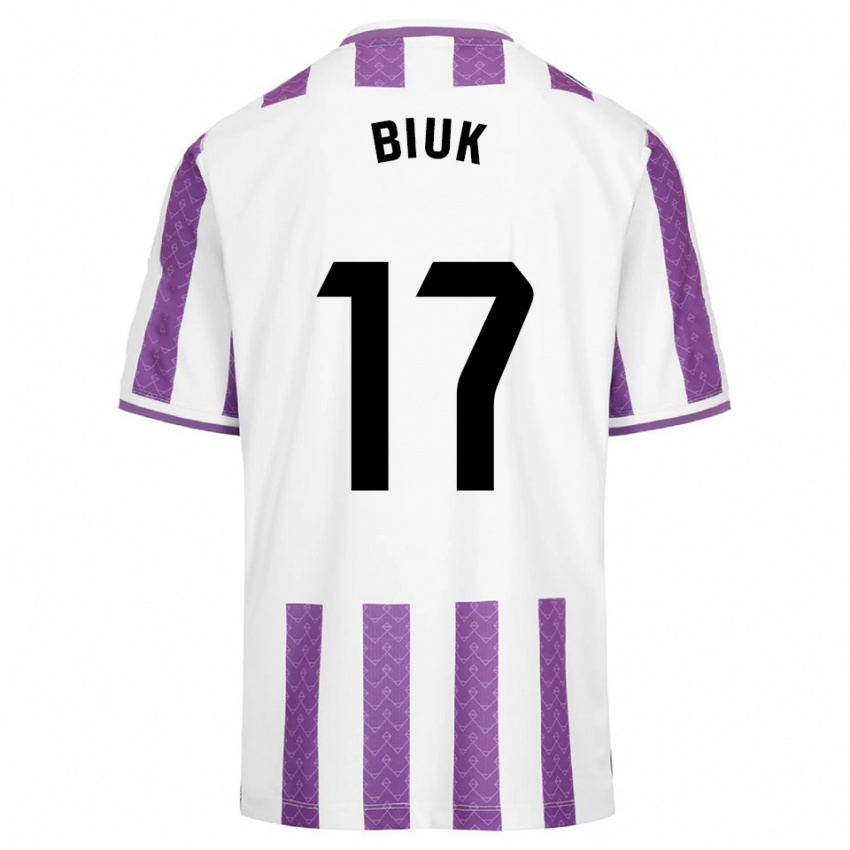 גברים סטייפ ביוק #17 סגול לבן ג'רזי ביתית 2025/26 חולצה קצרה