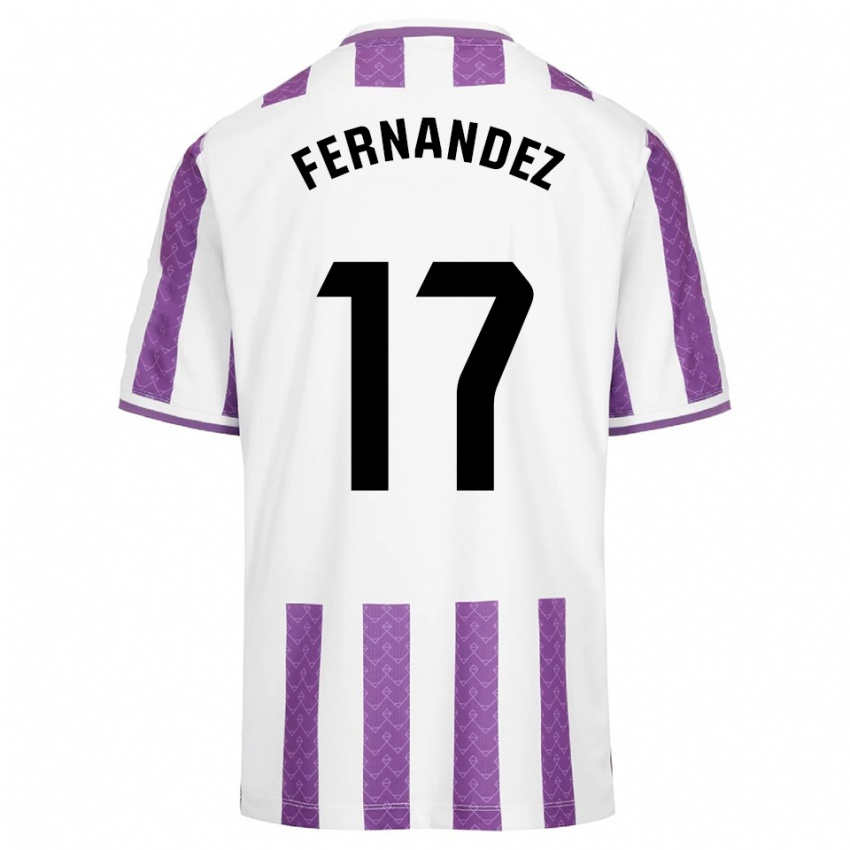 גברים דני פרננדס #17 סגול לבן ג'רזי ביתית 2025/26 חולצה קצרה