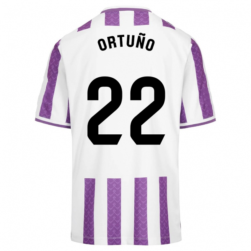 גברים פרנסיסקו אורטוניו אבאלוס #22 סגול לבן ג'רזי ביתית 2025/26 חולצה קצרה