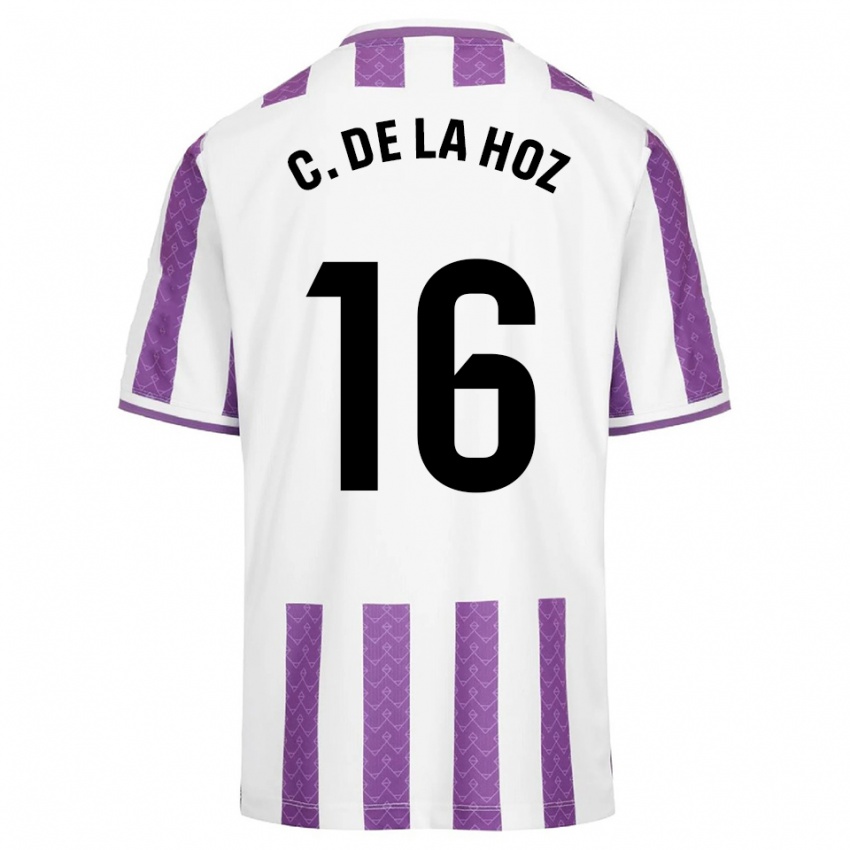 גברים ססאר דה לה הוז #16 סגול לבן ג'רזי ביתית 2025/26 חולצה קצרה