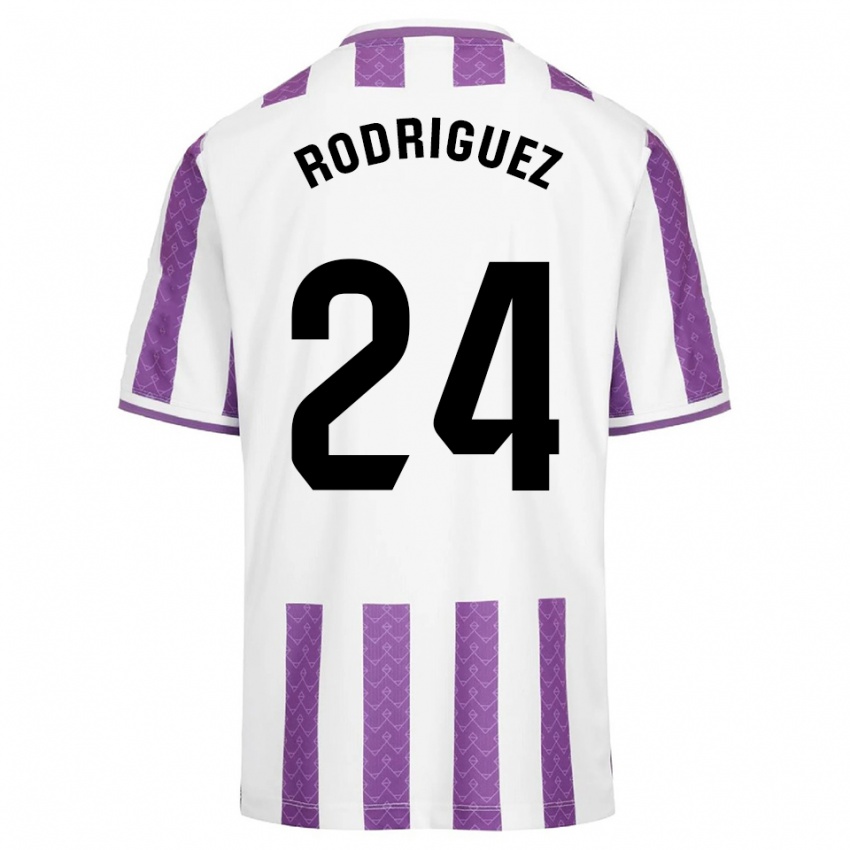 גברים יאגו רודריגז #24 סגול לבן ג'רזי ביתית 2025/26 חולצה קצרה