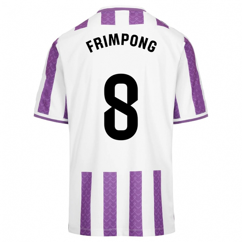 גברים יוג׳ין אג׳יי פרימפונג #8 סגול לבן ג'רזי ביתית 2025/26 חולצה קצרה