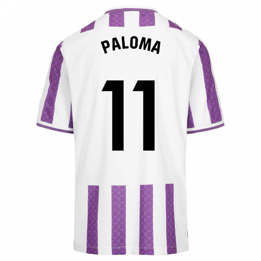 גברים Paloma Gonzalez #11 סגול לבן ג'רזי ביתית 2025/26 חולצה קצרה