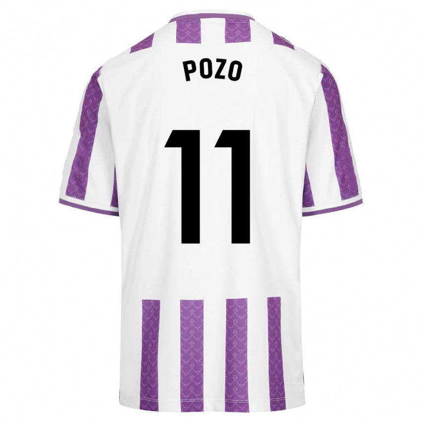 גברים מאנו פוזו #11 סגול לבן ג'רזי ביתית 2025/26 חולצה קצרה