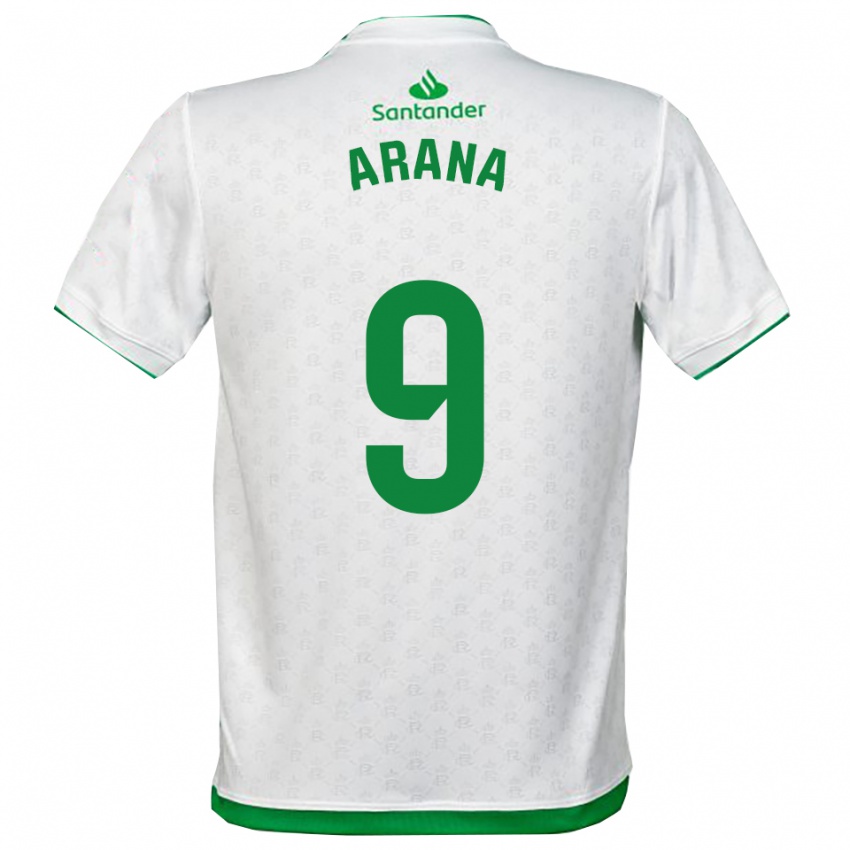 גברים Juan Carlos Arana #9 ירוק לבן ג'רזי ביתית 2025/26 חולצה קצרה