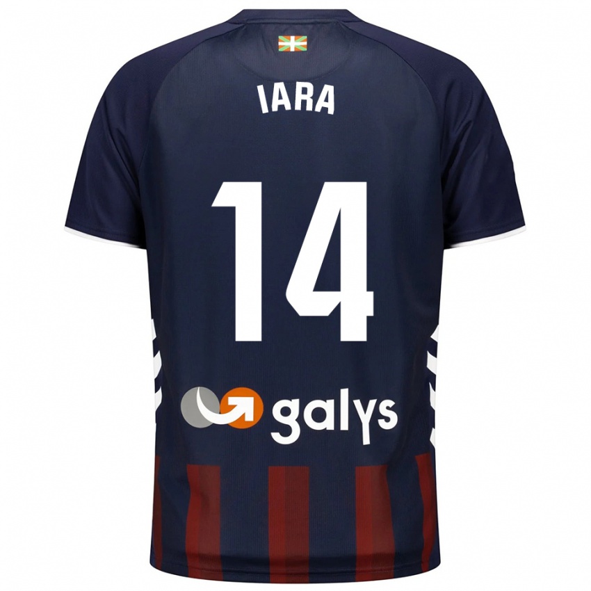 גברים Iara Lacosta Sánchez #14 כחול נייבי אדום ג'רזי ביתית 2025/26 חולצה קצרה