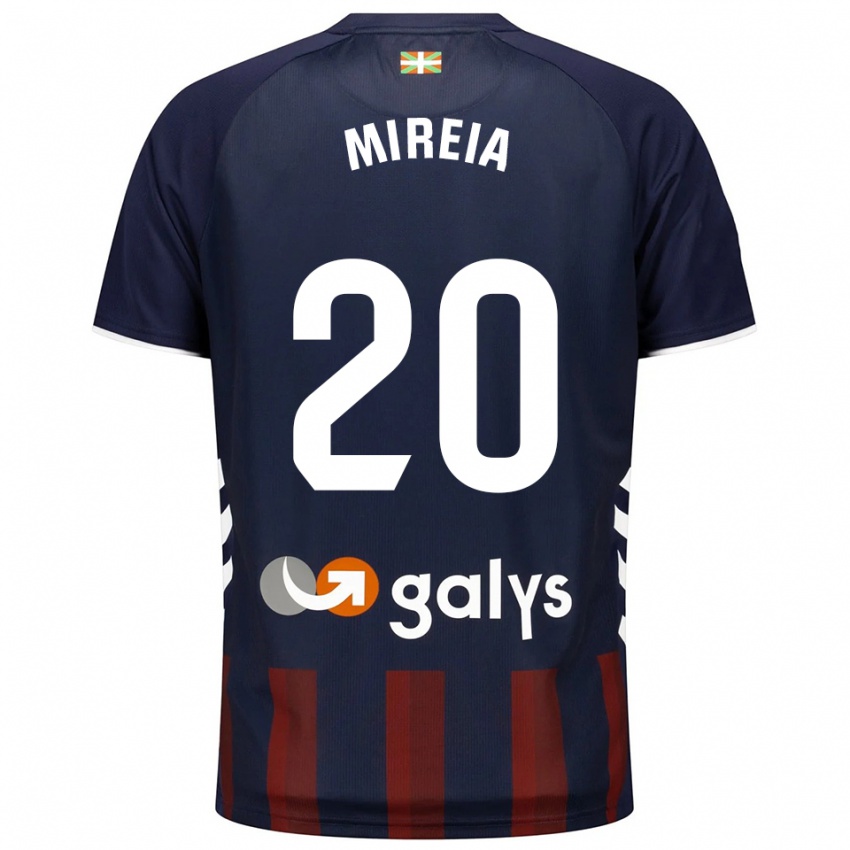 גברים Mireia Masegur Torrent #20 כחול נייבי אדום ג'רזי ביתית 2025/26 חולצה קצרה