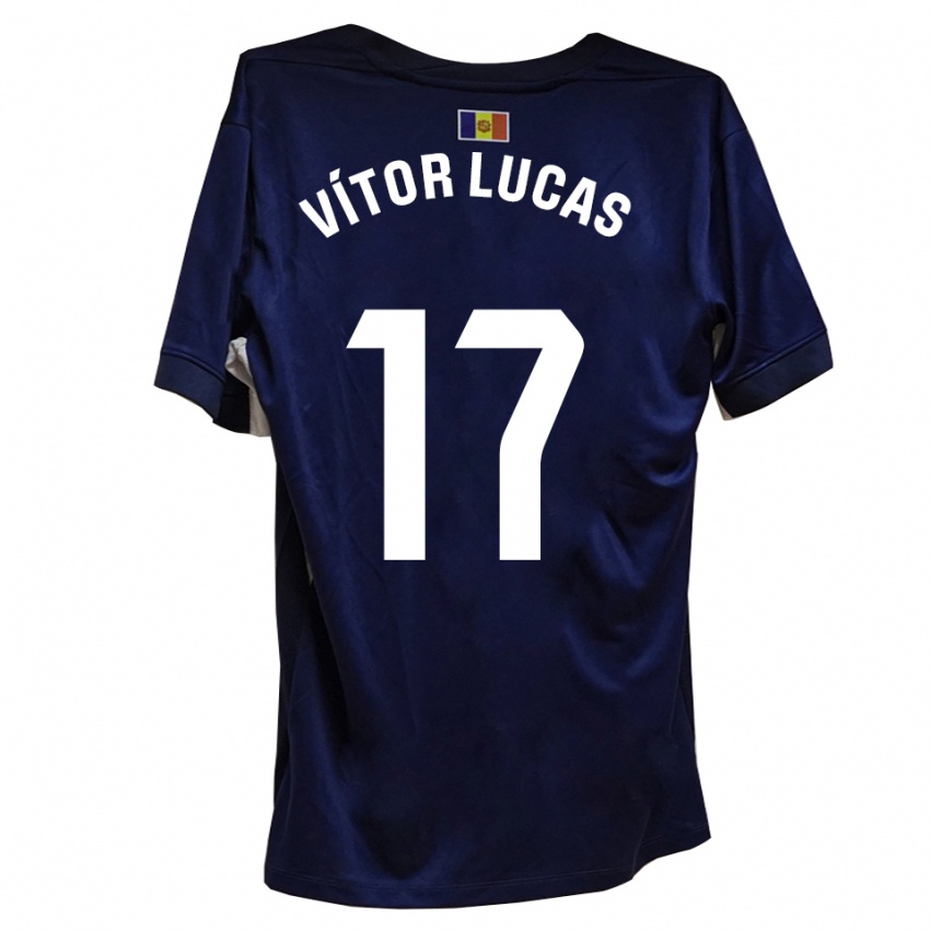 גברים Bruno Vítor Lucas #17 כחול לבן ג'רזי ביתית 2025/26 חולצה קצרה