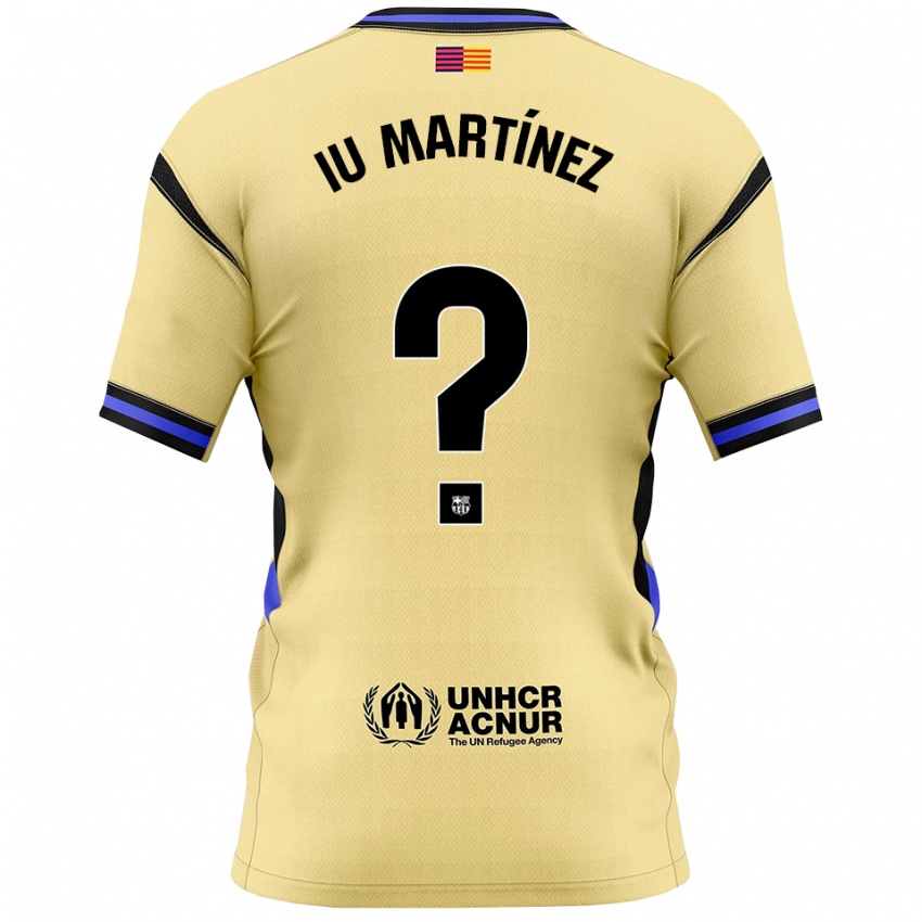 גברים Ïu Martínez #0 צהוב שחור הרחק ג'רזי 2025/26 חולצה קצרה
