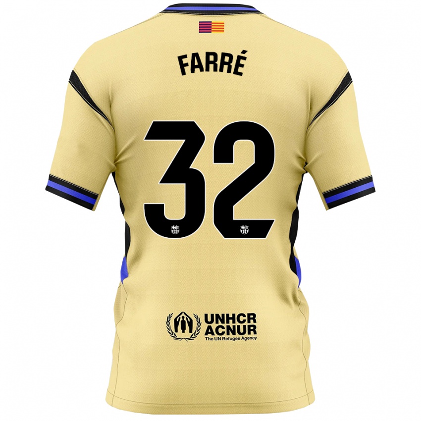 גברים לאנדרי פארה #32 צהוב שחור הרחק ג'רזי 2025/26 חולצה קצרה