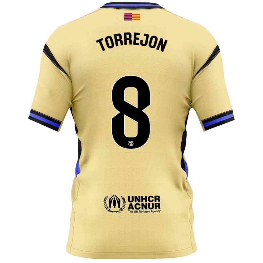 גברים מרתה טורג'ון #8 צהוב שחור הרחק ג'רזי 2025/26 חולצה קצרה