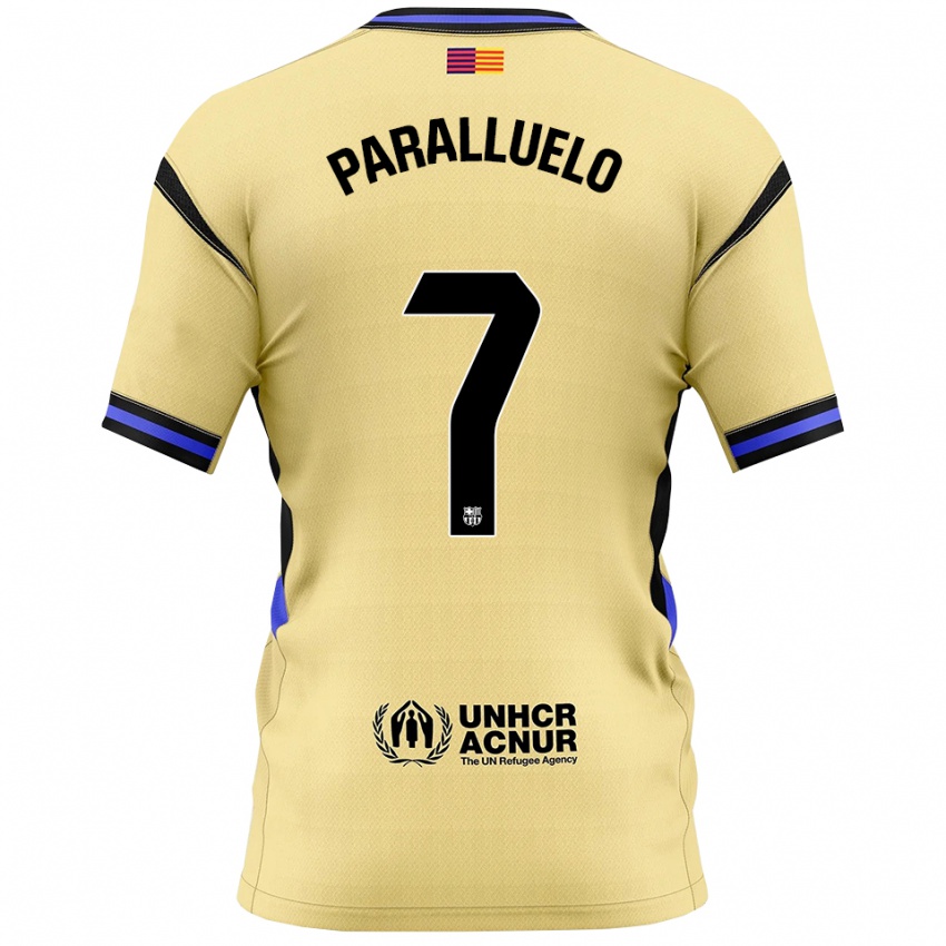 גברים סלמה פרלולו #7 צהוב שחור הרחק ג'רזי 2025/26 חולצה קצרה