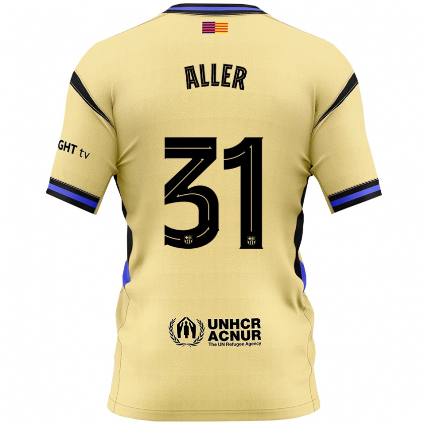 גברים Eder Aller #31 צהוב שחור הרחק ג'רזי 2025/26 חולצה קצרה