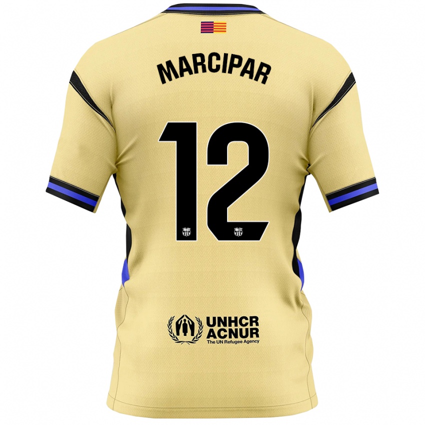 גברים ניקולס מרסיפר #12 צהוב שחור הרחק ג'רזי 2025/26 חולצה קצרה