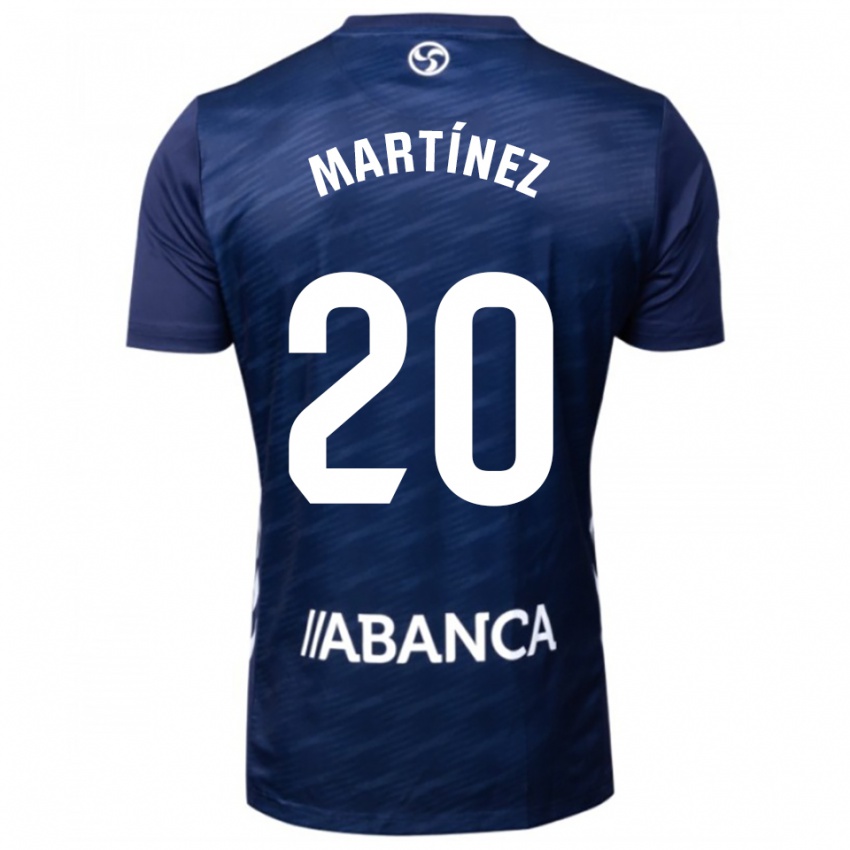 גברים Lara Martínez #20 כחול נייבי לבן הרחק ג'רזי 2025/26 חולצה קצרה