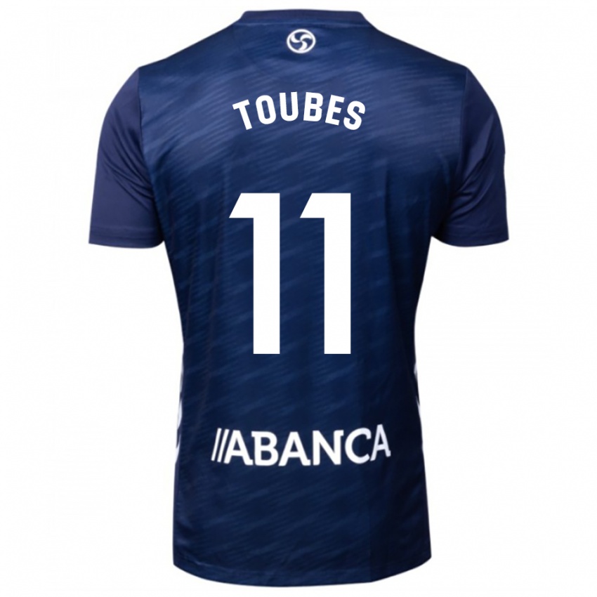 גברים Ana Toubes #11 כחול נייבי לבן הרחק ג'רזי 2025/26 חולצה קצרה