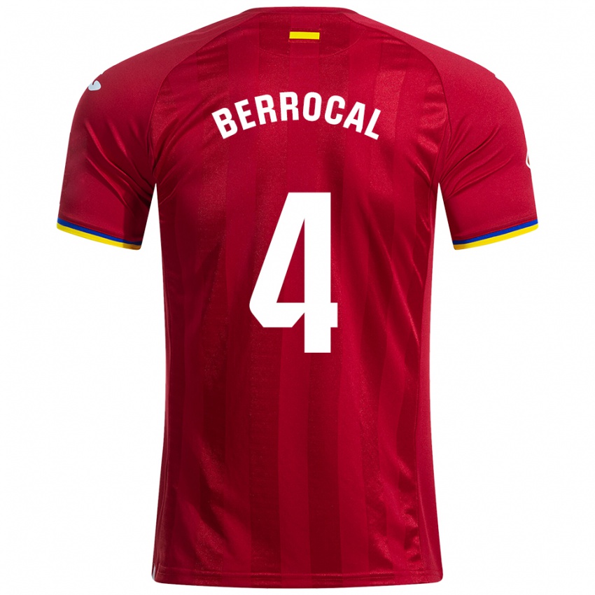 גברים חואן ברוקל #4 אדום צהוב כחול הרחק ג'רזי 2025/26 חולצה קצרה