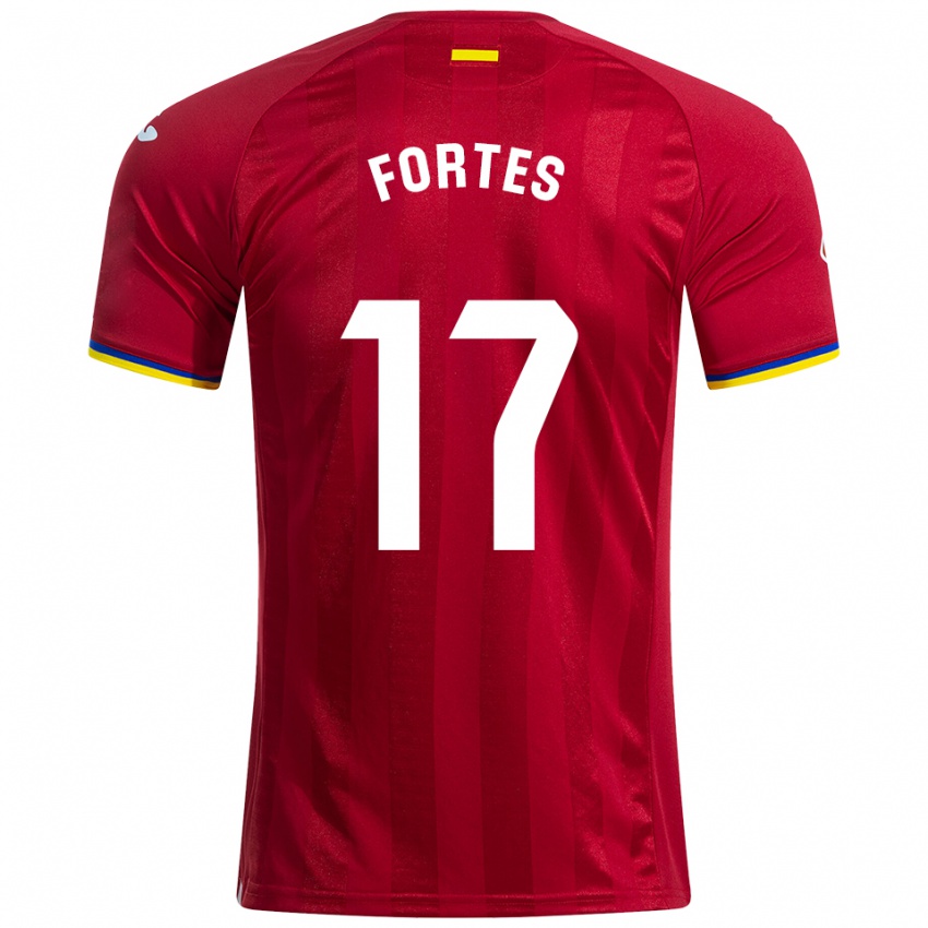 גברים Joel Fortes #17 אדום צהוב כחול הרחק ג'רזי 2025/26 חולצה קצרה