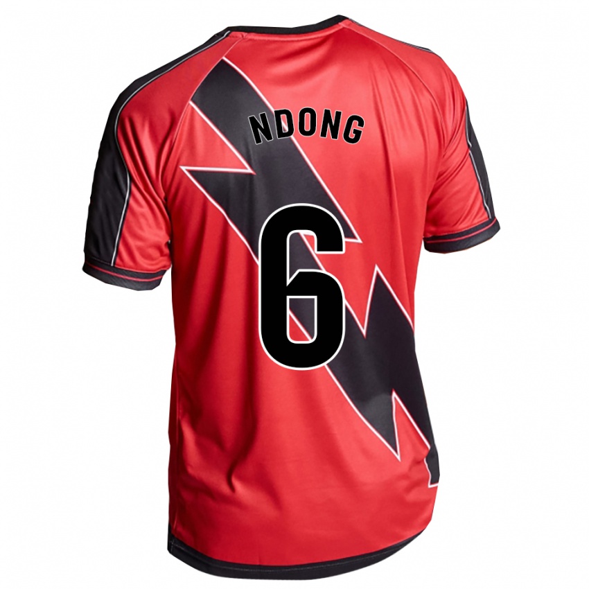 גברים Whissy Ndong #6 אדום שחור הרחק ג'רזי 2025/26 חולצה קצרה