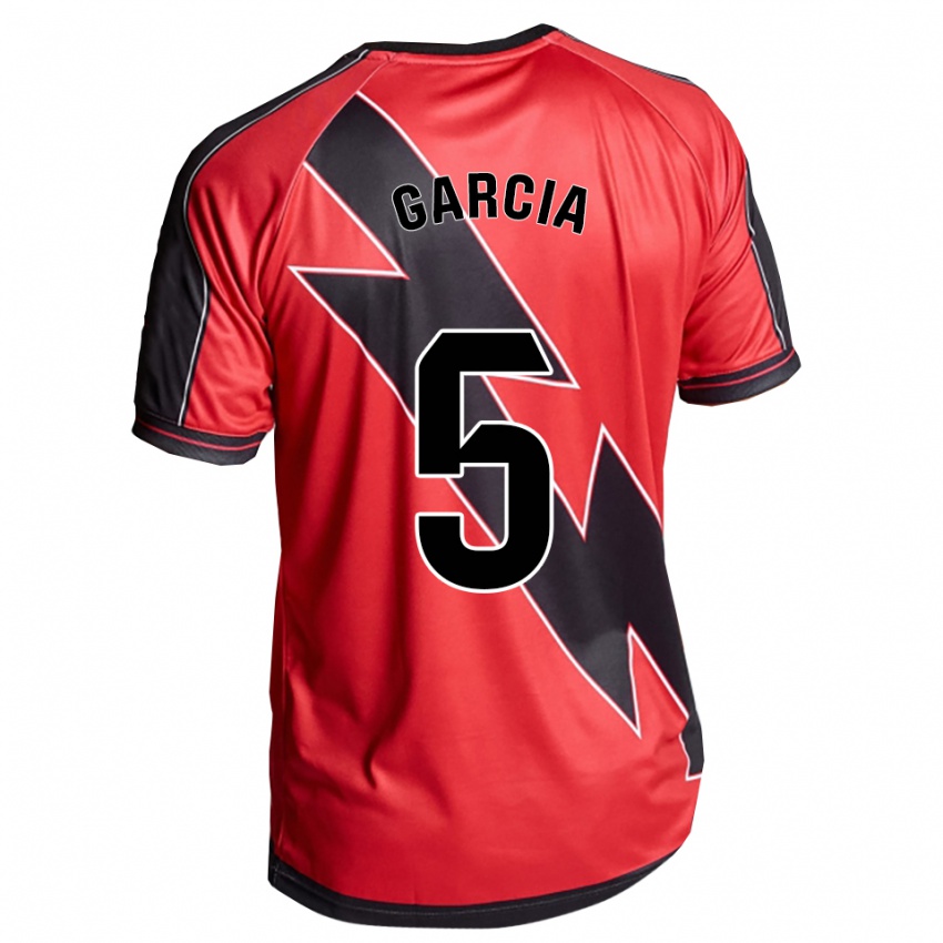 גברים מיגל גרסיה #5 אדום שחור הרחק ג'רזי 2025/26 חולצה קצרה
