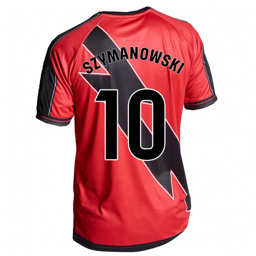 גברים מריאנלה שימנובסקי #10 אדום שחור הרחק ג'רזי 2025/26 חולצה קצרה