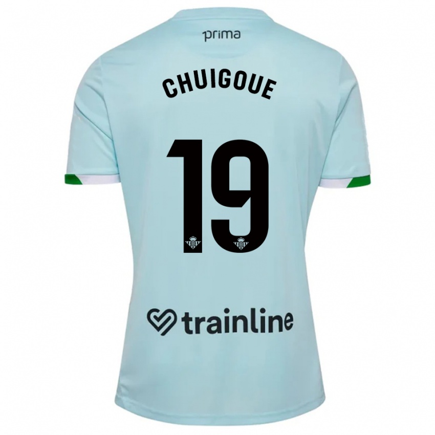 גברים Dorine Chuigoué #19 תכלת ירוק הרחק ג'רזי 2025/26 חולצה קצרה