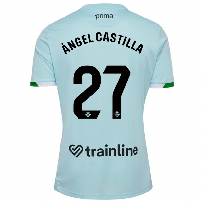 גברים Miguel Ángel Castilla #27 תכלת ירוק הרחק ג'רזי 2025/26 חולצה קצרה
