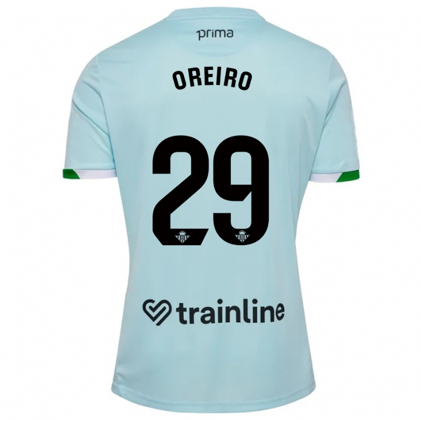 גברים Jorge Oreiro #29 תכלת ירוק הרחק ג'רזי 2025/26 חולצה קצרה