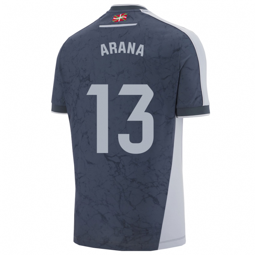 גברים Egoitz Arana #13 כחול כהה לבן הרחק ג'רזי 2025/26 חולצה קצרה