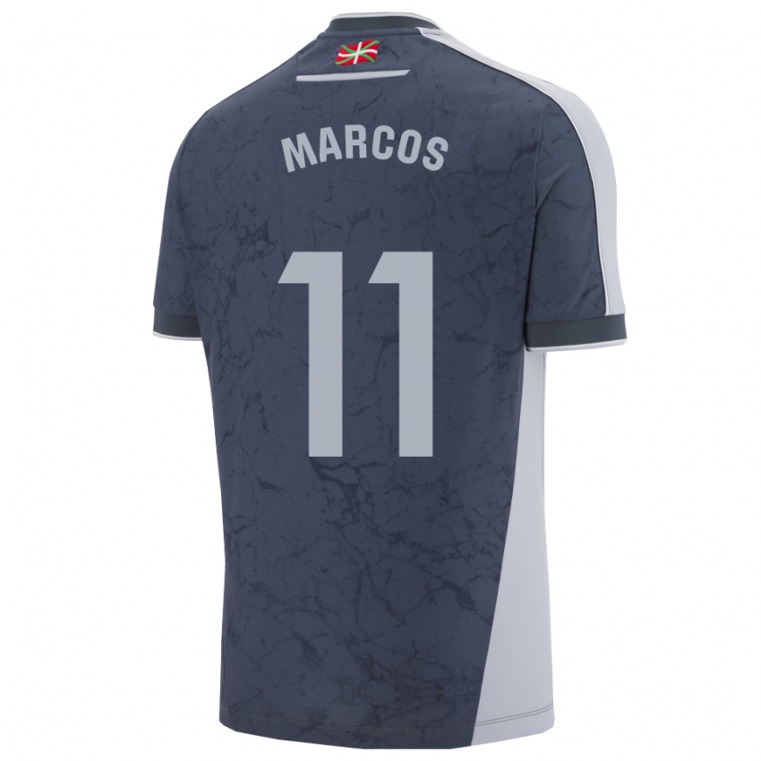 גברים ססיליה מרקוס #11 כחול כהה לבן הרחק ג'רזי 2025/26 חולצה קצרה