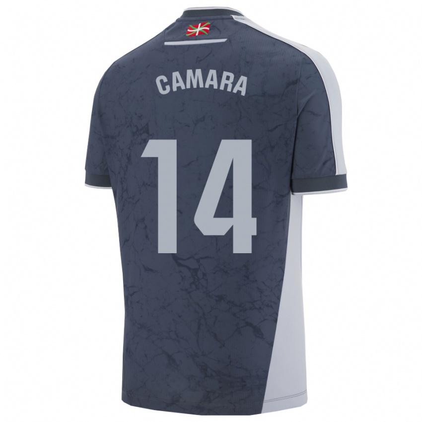 גברים מצלמת איברה #14 כחול כהה לבן הרחק ג'רזי 2025/26 חולצה קצרה