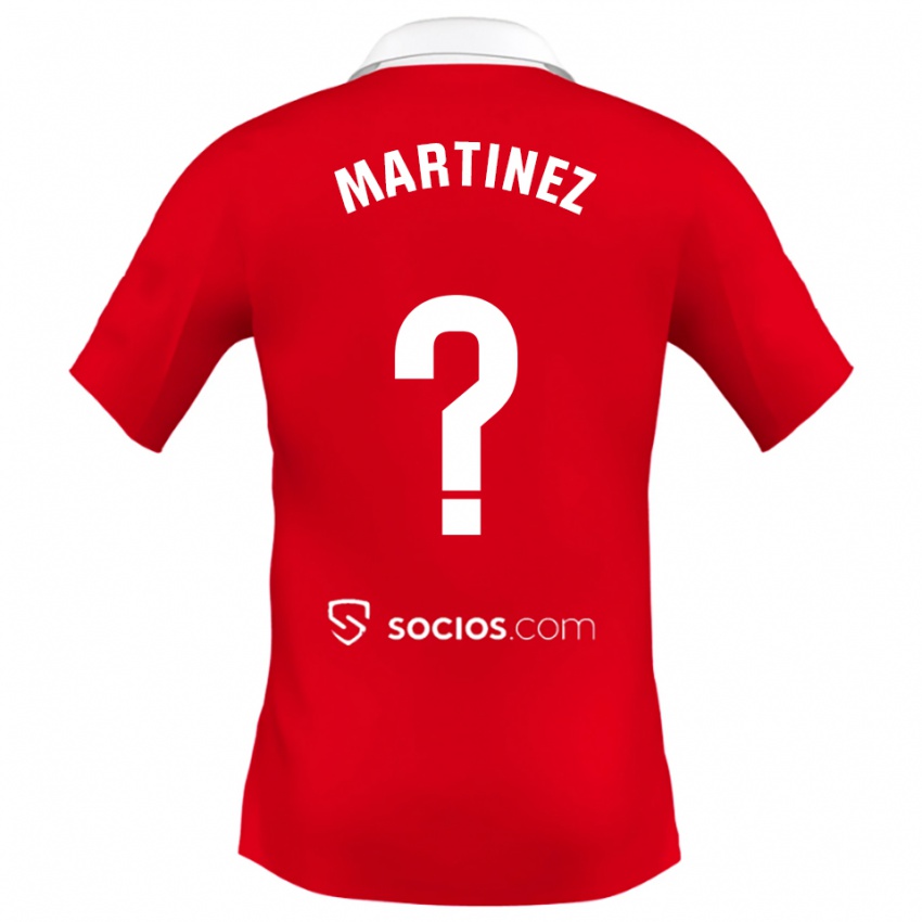 גברים מריו מרטינס #0 אדום לבן אפור הרחק ג'רזי 2025/26 חולצה קצרה